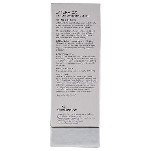 SkinMedica 2.0 Lytera Pigment Correcting Serum, 2 Fl Oz